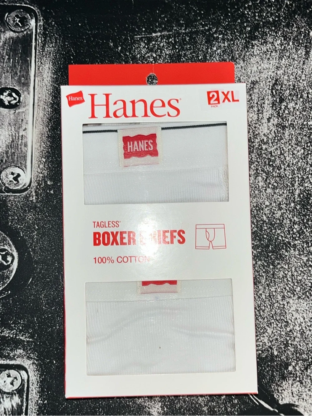 NEW Hanes 2-Pack Boxer Briefs